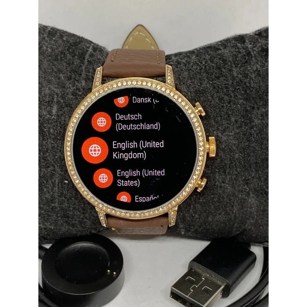 Fossil Gen 4 Authentic Digital Dial Smart Watch Custom Band FTW6011 LT413